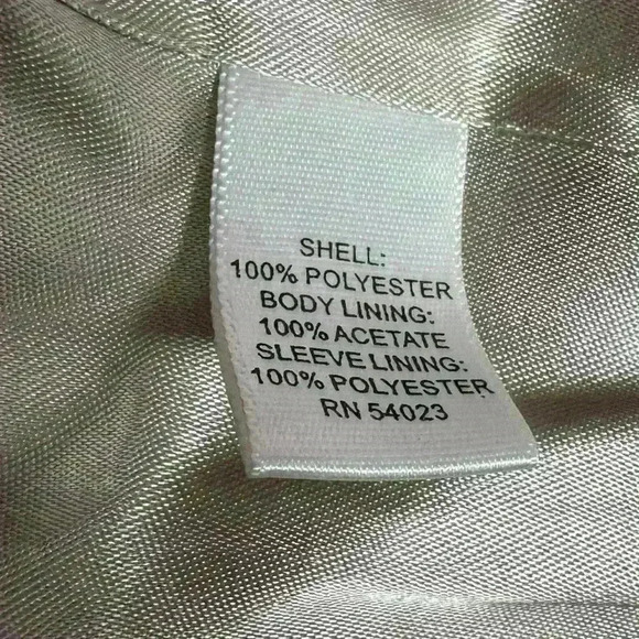 Banana Republic women’s jacket, button up with tie, size M petite - Picture 7 of 7